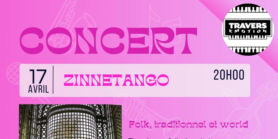image - Concert : Zinnetango